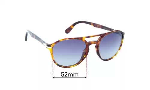 Sunglass Fix Replacement Lenses for Persol 3170-S - 52mm Wide Sunglass Fix Replacement Lenses for Persol 3170-S - 52mm Wide