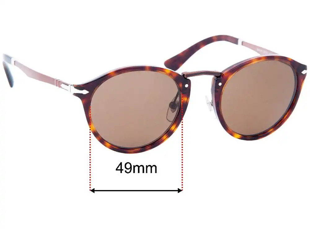 Sunglass Fix Replacement Lenses for Persol 3248-S - 49mm Wide Sunglass Fix Replacement Lenses for Persol 3248-S - 49mm Wide