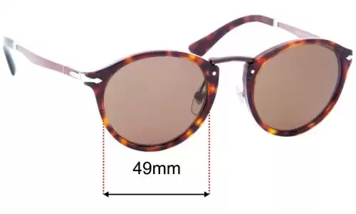 Sunglass Fix Replacement Lenses for Persol 3248-S - 49mm Wide Sunglass Fix Replacement Lenses for Persol 3248-S - 49mm Wide