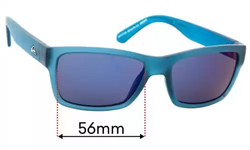 Sunglass Fix Replacement Lenses for Quiksilver QS Sun Rx 112 - 56mm Wide Sunglass Fix Replacement Lenses for Quiksilver QS Sun Rx 112 - 56mm Wide