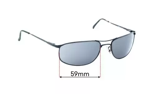Sunglass Fix Replacement Lenses for Ray-Ban RB3147 - 59mm Wide Ray-Ban RB3147 Replacement Lenses 59mm wide