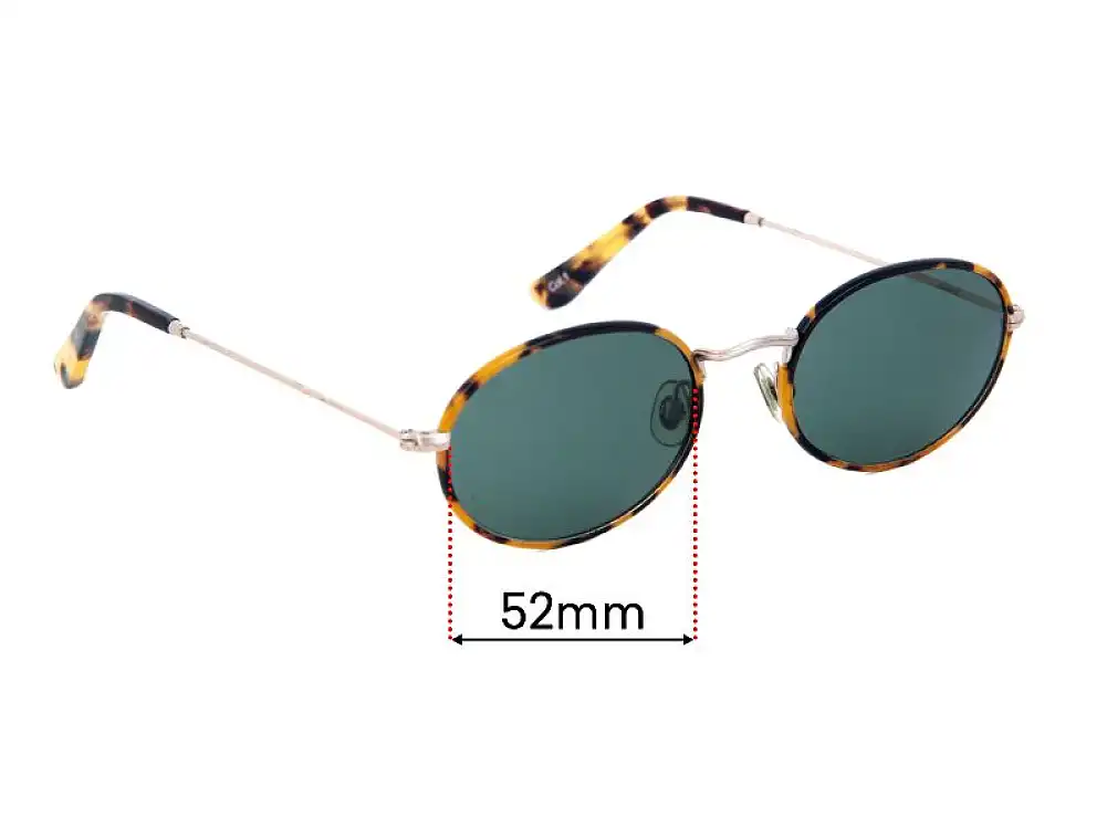 Sunglass Fix Replacement Lenses for Rixx Charlie - 52mm Wide Sunglass Fix Replacement Lenses for Rixx Charlie - 52mm Wide