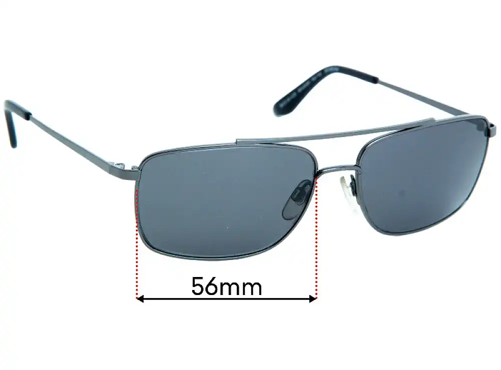 Sunglass Fix Replacement Lenses for Specsavers Ancelotti - 56mm Wide Sunglass Fix Replacement Lenses for Specsavers Ancelotti - 56mm Wide