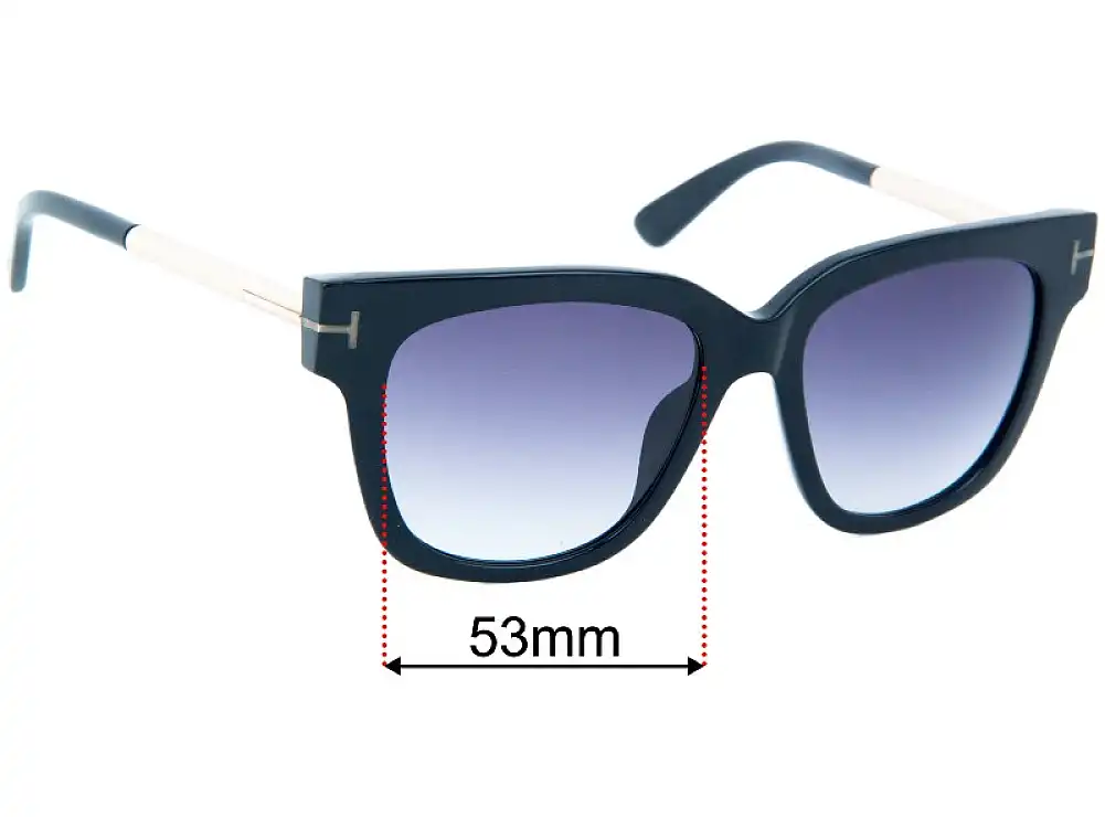 Sunglass Fix Replacement Lenses for Tom Ford Tracy TF436 - 53mm Wide Sunglass Fix Replacement Lenses for Tom Ford Tracy TF436 - 53mm Wide