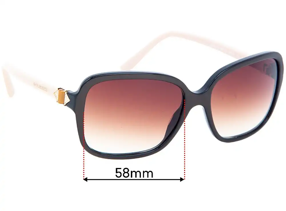 Sunglass Fix Replacement Lenses for Bvlgari 8150-B - 58mm Wide Sunglass Fix Replacement Lenses for Bvlgari 8150-B - 58mm Wide