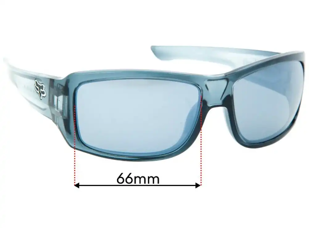 Sunglass Fix Replacement Lenses for Fox Racing The Redeem - 66mm Wide Sunglass Fix Replacement Lenses for Fox Racing The Redeem - 66mm Wide