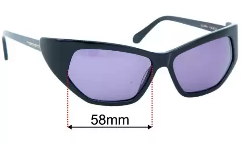 Sunglass Fix Replacement Lenses for Karen Walker Superhero - 58mm Wide Karen Walker Superhero Replacement Lenses 58mm wide