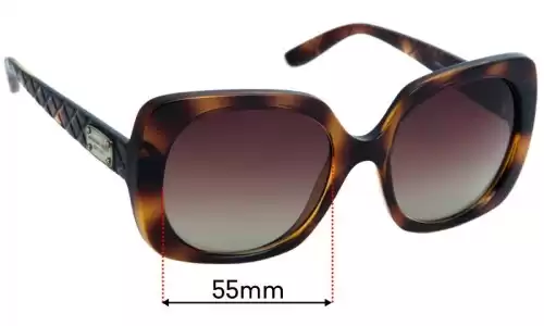 Sunglass Fix Replacement Lenses for Michael Kors MK6044 Paz - 55mm Wide Sunglass Fix Replacement Lenses for Michael Kors MK6044 Paz - 55mm Wide