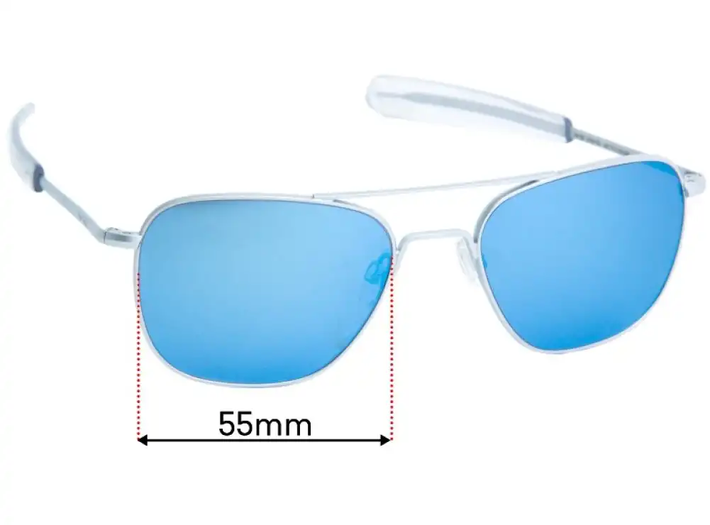 Sunglass Fix Replacement Lenses for Randolph Engineering AF158 - 55mm Wide Sunglass Fix Replacement Lenses for Randolph Engineering AF158 - 55mm Wide