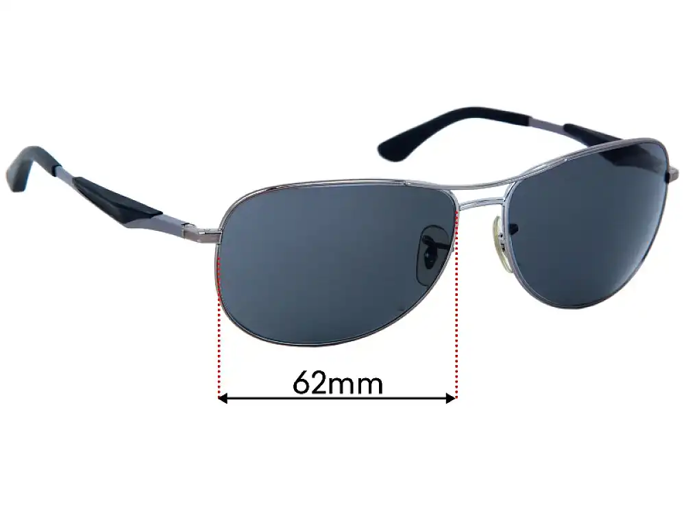 Sunglass Fix Replacement Lenses for Ray-Ban RB3519 - 62mm Wide Sunglass Fix Replacement Lenses for Ray-Ban RB3519 - 62mm Wide