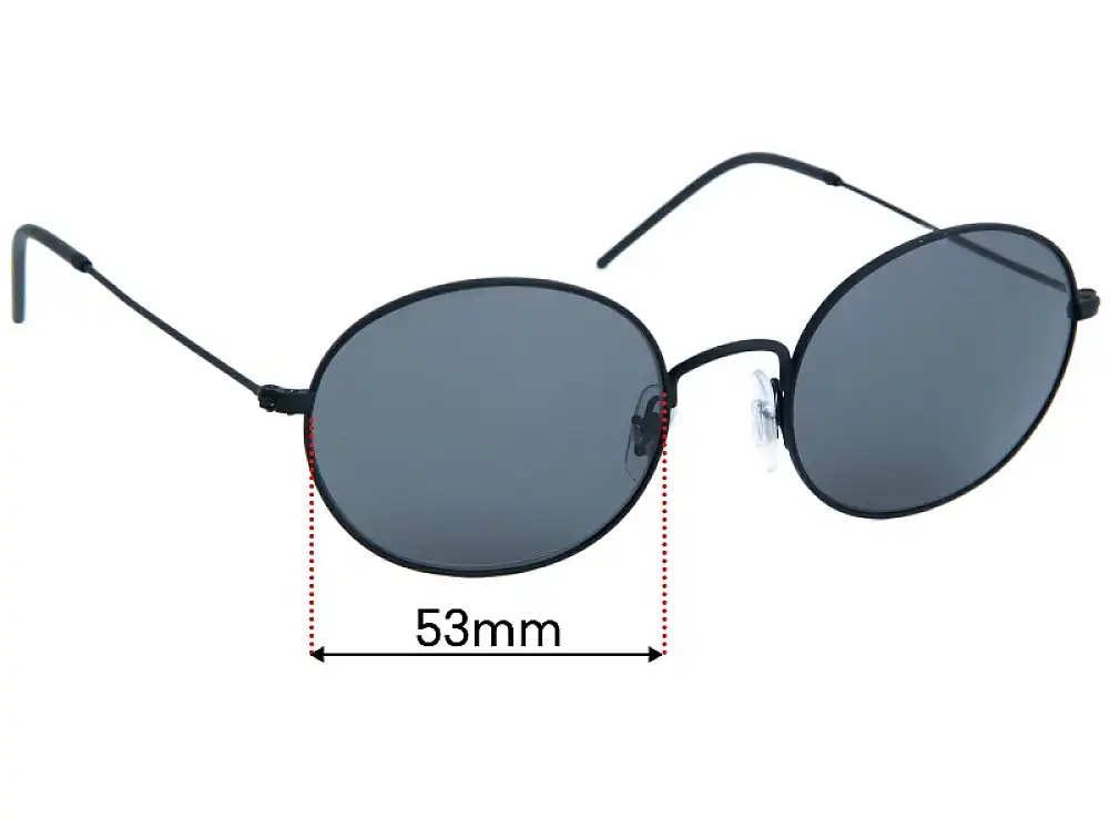 Sunglass Fix Replacement Lenses for Ray-Ban RB3594 - 53mm Wide Sunglass Fix Replacement Lenses for Ray-Ban RB3594 - 53mm Wide