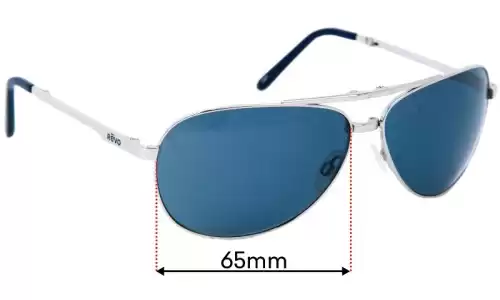 Sunglass Fix Replacement Lenses for Revo RE1985 THIRTY-FIVE LTD Limited Edition - 65mm Wide Revo RE1985 THIRTY-FIVE LTD Limited Edition Replacement Lenses 65mm wide