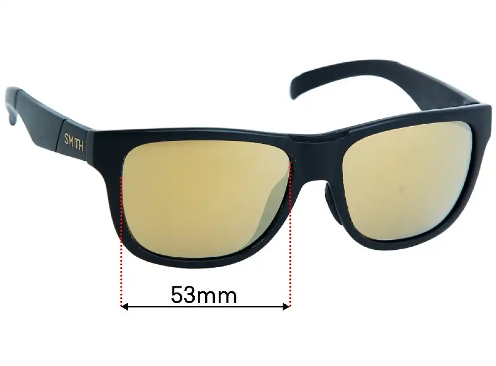 Sunglass Fix Replacement Lenses for Smith Lowdown David Luiz - 53mm Wide Sunglass Fix Replacement Lenses for Smith Lowdown David Luiz - 53mm Wide