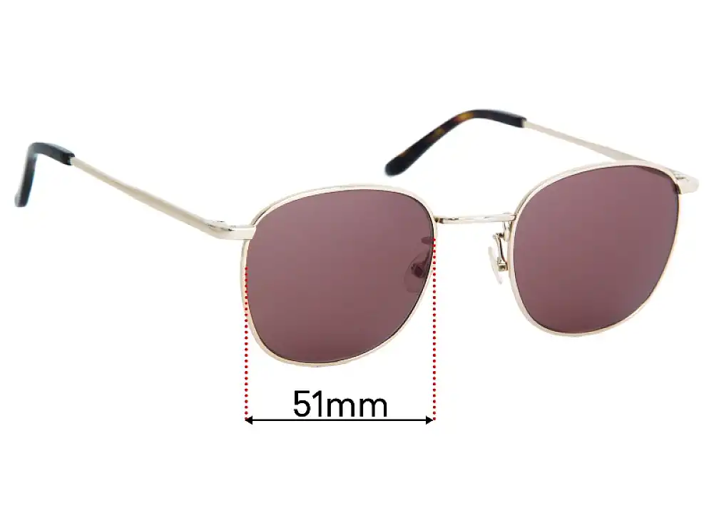 Sunglass Fix Replacement Lenses for Bailey Nelson Theodore - 51mm Wide Sunglass Fix Replacement Lenses for Bailey Nelson Theodore - 51mm Wide