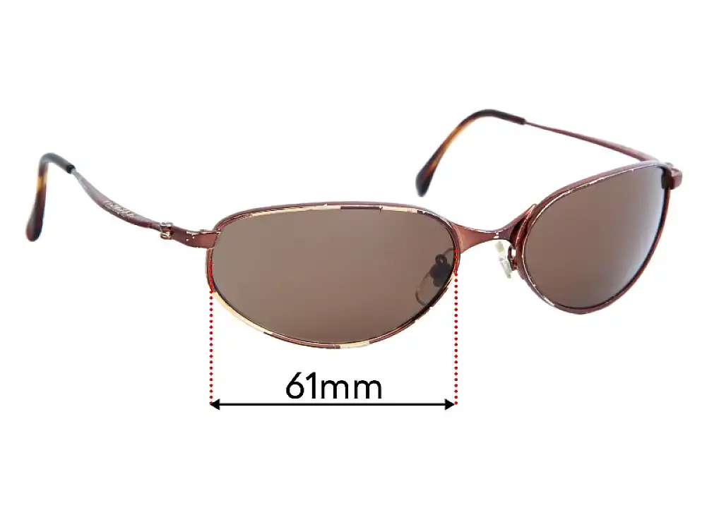 Sunglass Fix Replacement Lenses for Calvin Klein CK240S - 61mm Wide Sunglass Fix Replacement Lenses for Calvin Klein CK240S - 61mm Wide