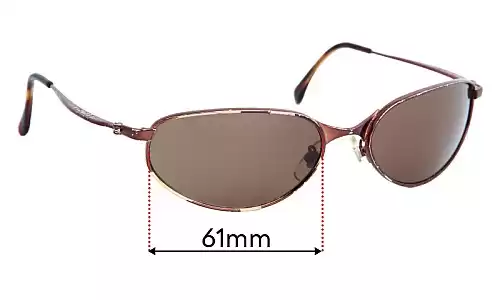 Sunglass Fix Replacement Lenses for Calvin Klein CK240S - 61mm Wide Sunglass Fix Replacement Lenses for Calvin Klein CK240S - 61mm Wide