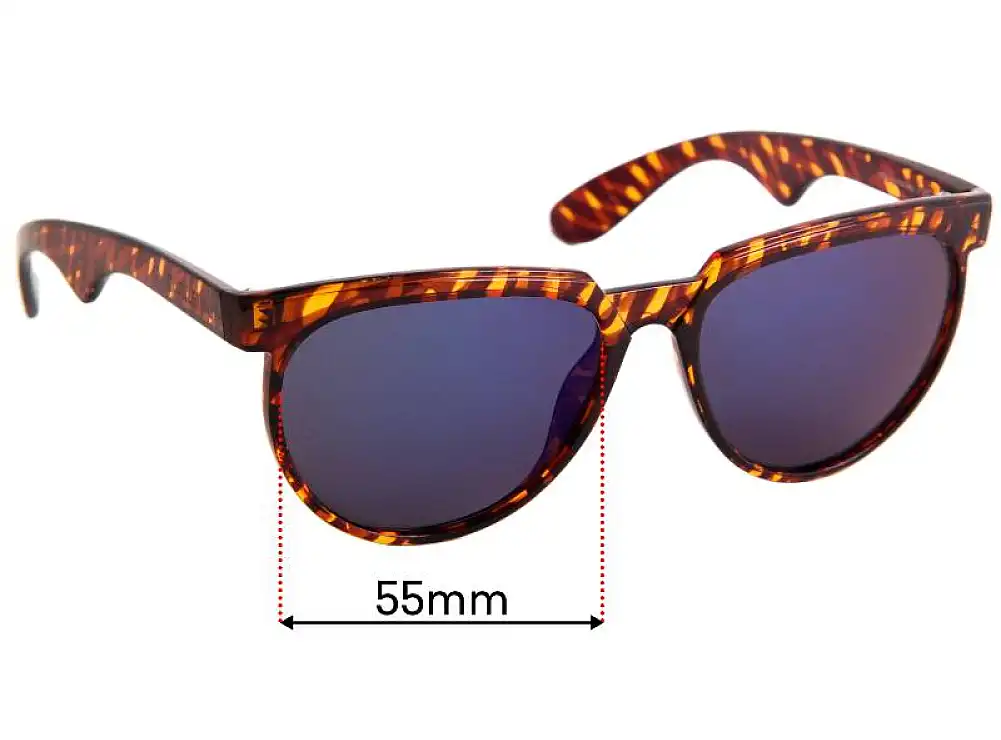 Sunglass Fix Replacement Lenses for Carrera 5460 - 55mm Wide Sunglass Fix Replacement Lenses for Carrera 5460 - 55mm Wide