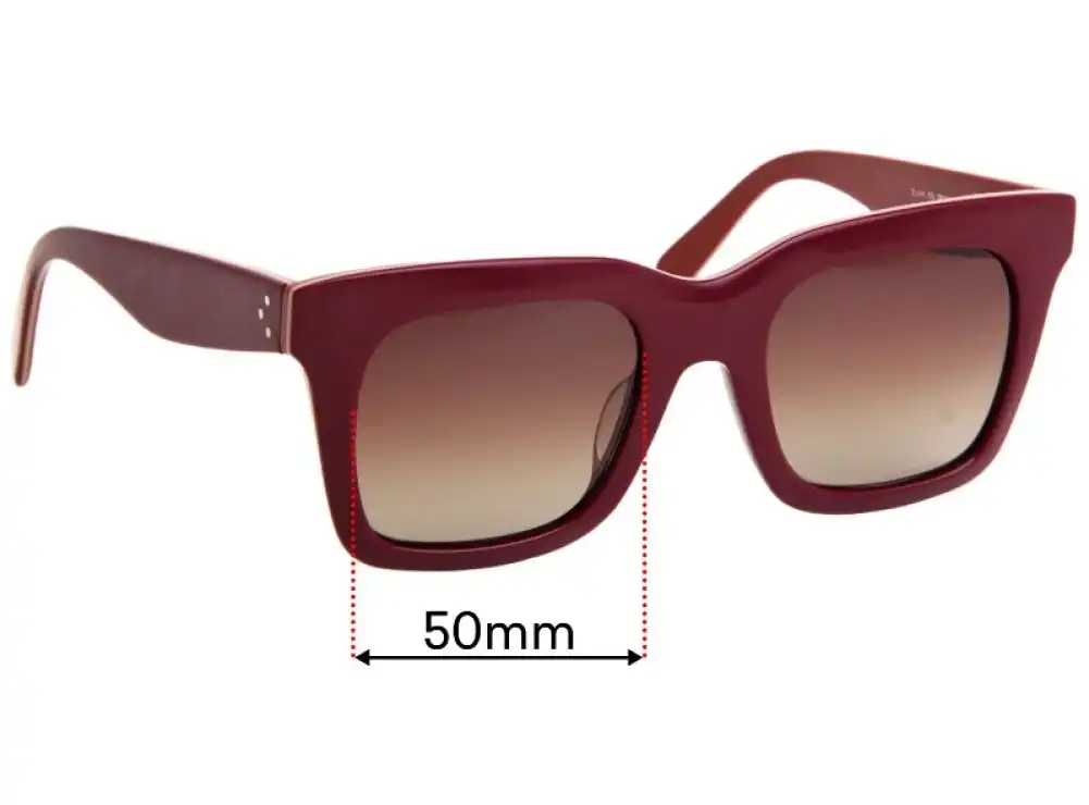 Sunglass Fix Replacement Lenses for Celine CL 41411/F/S - 50mm Wide Sunglass Fix Replacement Lenses for Celine CL 41411/F/S - 50mm Wide