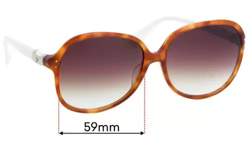 Sunglass Fix Replacement Lenses for Diane Von Furstenburg DVF567S - 59mm Wide Sunglass Fix Replacement Lenses for Diane Von Furstenburg DVF567S - 59mm Wide
