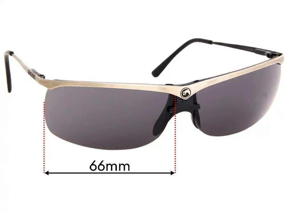 Sunglass Fix Replacement Lenses for Gargoyles Legends II - 66mm Wide Sunglass Fix Replacement Lenses for Gargoyles Legends II - 66mm Wide