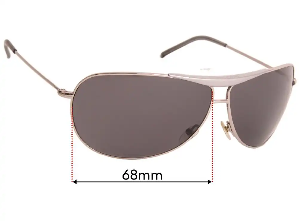 Sunglass Fix Replacement Lenses for Giorgio Armani GA 134/S - 68mm Wide Sunglass Fix Replacement Lenses for Giorgio Armani GA 134/S - 68mm Wide