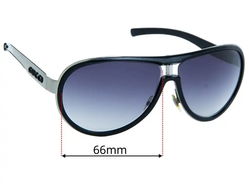 Sunglass Fix Replacement Lenses for Gucci GG1566/S - 66mm Wide Sunglass Fix Replacement Lenses for Gucci GG1566/S - 66mm Wide