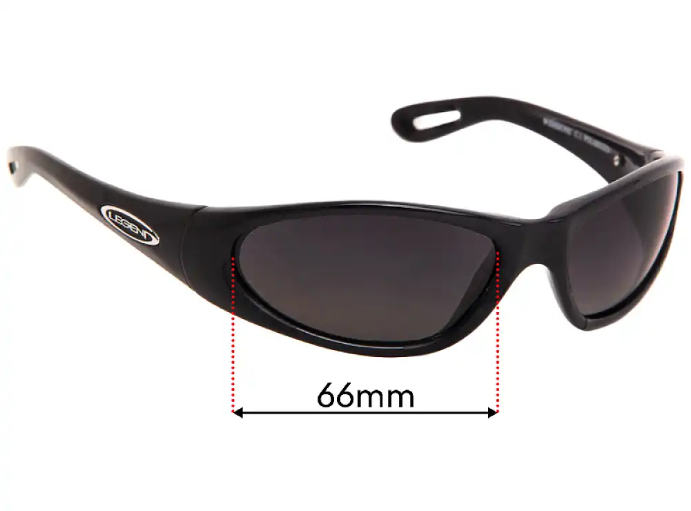 Sunglass Fix Replacement Lenses for Legend Wishbone - 66mm Wide Sunglass Fix Replacement Lenses for Legend Wishbone - 66mm Wide