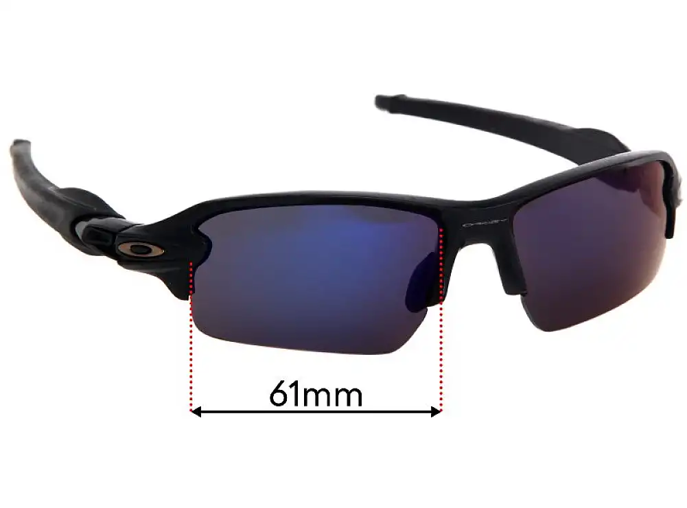 Sunglass Fix Replacement Lenses for Oakley Flak 2.0 OO9271 (Low Bridge Fit) - 61mm Wide Sunglass Fix Replacement Lenses for Oakley Flak 2.0 OO9271 (Low Bridge Fit) - 61mm Wide