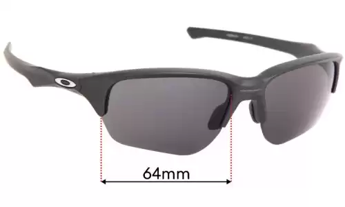Sunglass Fix Replacement Lenses for Oakley Flak Beta OO9363 - 64mm Wide Oakley Flak Beta OO9363 Replacement Lenses 64mm wide