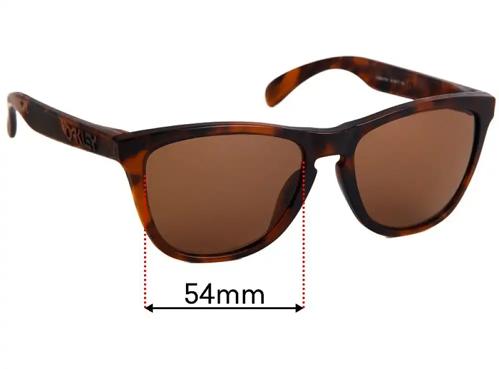 Sunglass Fix Replacement Lenses for Oakley Frogskins OO9245 (Low Bridge Fit) - 54mm Wide Sunglass Fix Replacement Lenses for Oakley Frogskins OO9245 (Low Bridge Fit) - 54mm Wide