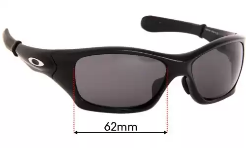 Sunglass Fix Replacement Lenses for Oakley Pit Bull OO9161 - 62mm Wide Oakley Pit Bull OO9161 Replacement Lenses 62mm wide