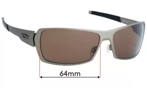 Sunglass Fix Replacement Lenses for Oakley Spike - 64mm Wide Oakley Spike Replacement Lenses 64mm wide