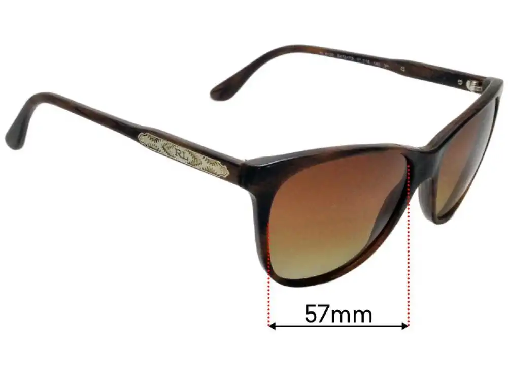 Sunglass Fix Replacement Lenses for Polo RL 8120 - 57mm Wide Sunglass Fix Replacement Lenses for Polo RL 8120 - 57mm Wide