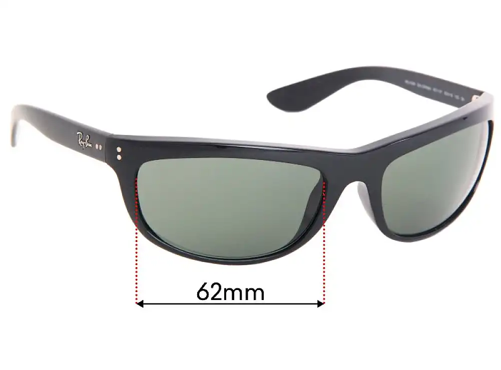 Sunglass Fix Replacement Lenses for Ray-Ban RB4089 Baloramas - 62mm Wide Sunglass Fix Replacement Lenses for Ray-Ban RB4089 Baloramas - 62mm Wide
