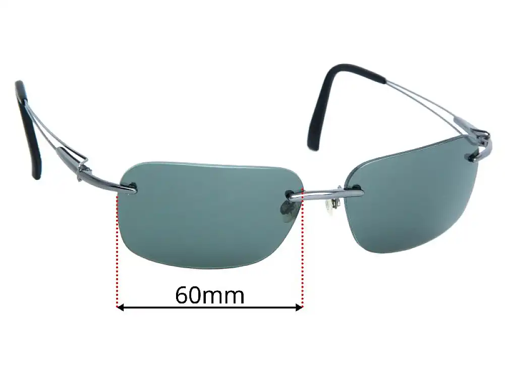 Sunglass Fix Replacement Lenses for Serengeti Piers - 60mm Wide Sunglass Fix Replacement Lenses for Serengeti Piers - 60mm Wide