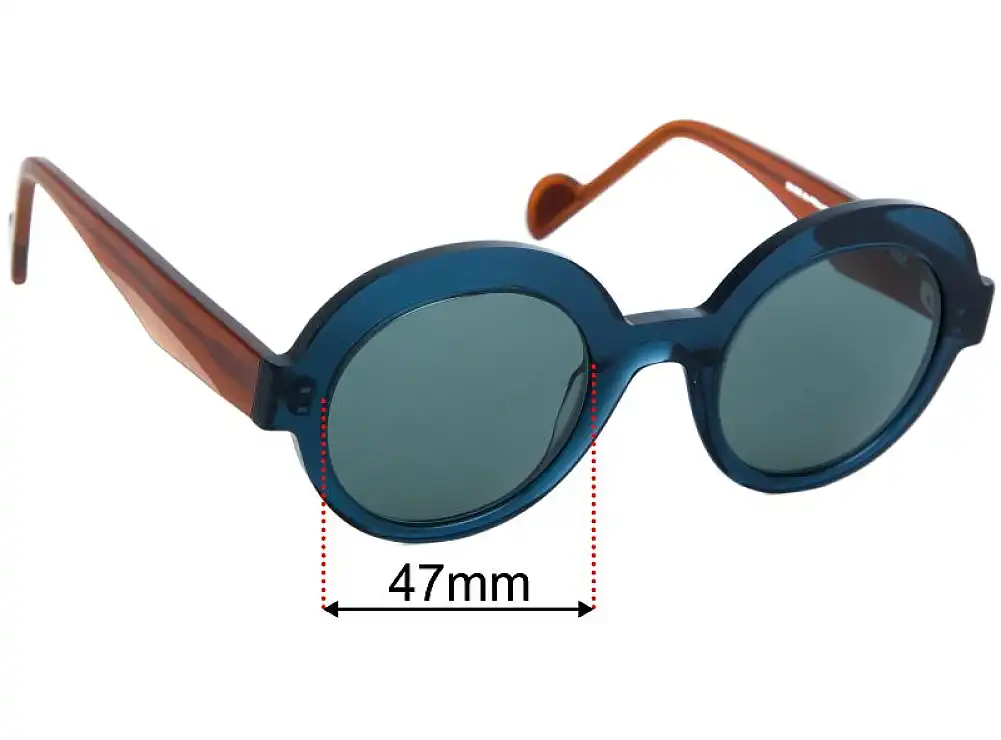 Sunglass Fix Replacement Lenses for Anne & Valentin Sofia - 47mm Wide Sunglass Fix Replacement Lenses for Anne & Valentin Sofia - 47mm Wide