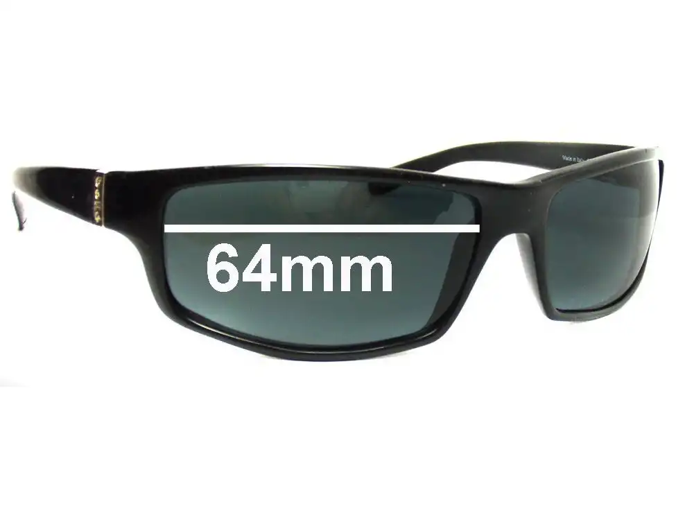 Sunglass Fix Replacement Lenses for Bolle Dirty 8 Low-Low - 64mm Wide Sunglass Fix Replacement Lenses for Bolle Dirty 8 Low-Low - 64mm Wide