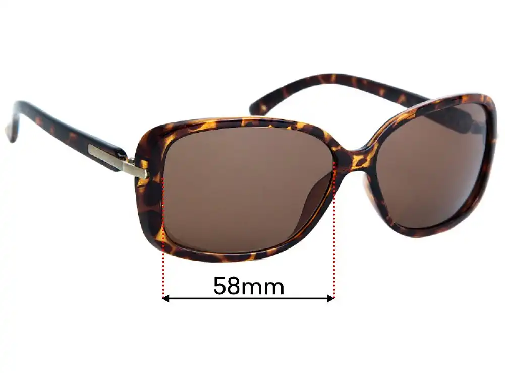 Sunglass Fix Replacement Lenses for Calvin Klein R673S - 58mm Wide Sunglass Fix Replacement Lenses for Calvin Klein R673S - 58mm Wide