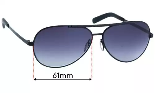 Sunglass Fix Replacement Lenses for Dolce & Gabbana DG2141 - 61mm Wide Sunglass Fix Replacement Lenses for Dolce & Gabbana DG2141 - 61mm Wide