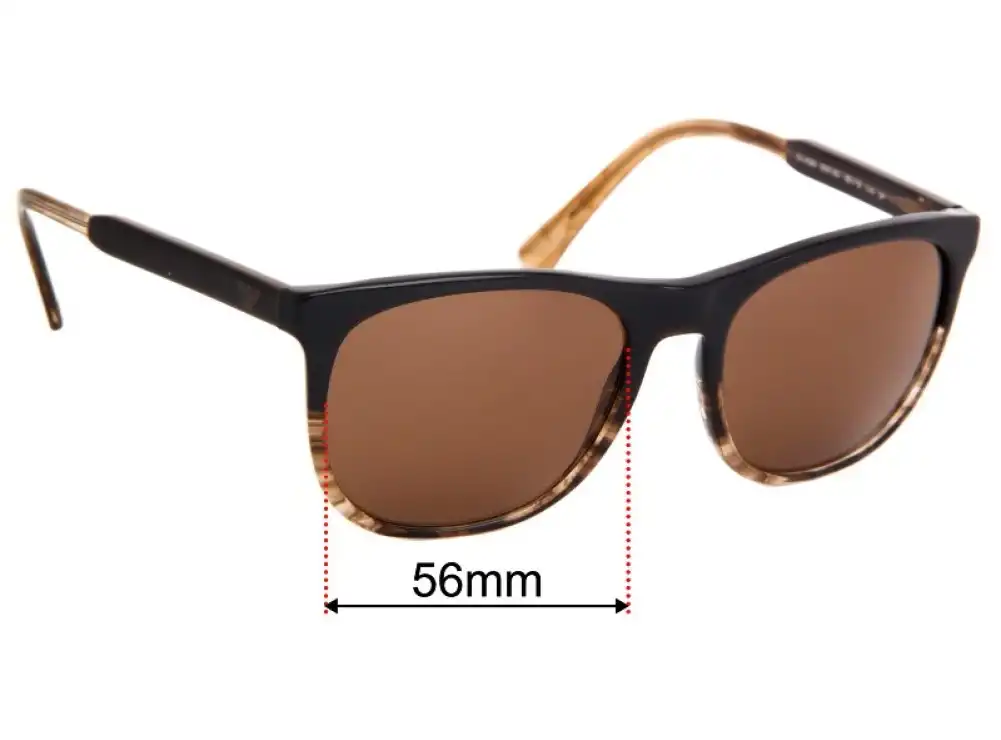 Sunglass Fix Replacement Lenses for Emporio Armani EA 4099 - 56mm Wide Sunglass Fix Replacement Lenses for Emporio Armani EA 4099 - 56mm Wide