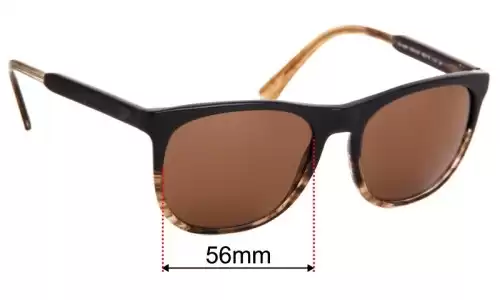 Sunglass Fix Replacement Lenses for Emporio Armani EA 4099 - 56mm Wide Emporio Armani EA 4099 Replacement Lenses 56mm wide