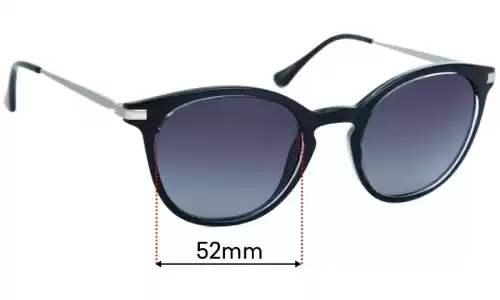 Sunglass Fix Replacement Lenses for Esprit ET39023 - 52mm Wide Sunglass Fix Replacement Lenses for Esprit ET39023 - 52mm Wide