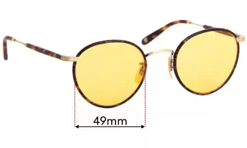 Sunglass Fix Replacement Lenses for Garrett Leight Wilson - 49mm Wide Garrett Leight Wilson Replacement Lenses 49mm wide