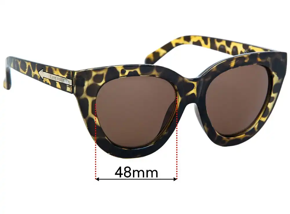 Sunglass Fix Replacement Lenses for Karen Walker Sky - 50mm Wide Sunglass Fix Replacement Lenses for Karen Walker Sky - 50mm Wide
