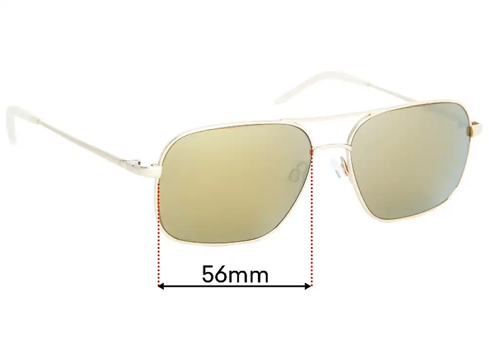 Sunglass Fix Replacement Lenses for Magnoli Clothiers Reddington - 56mm Wide Sunglass Fix Replacement Lenses for Magnoli Clothiers Reddington - 56mm Wide