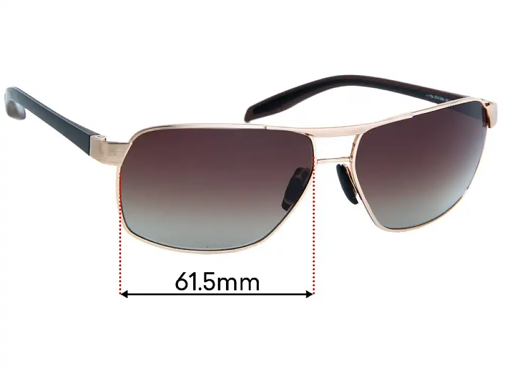 Sunglass Fix Replacement Lenses for Maui Jim MJ835 The Bird - 61mm Wide Sunglass Fix Replacement Lenses for Maui Jim MJ835 The Bird - 61mm Wide