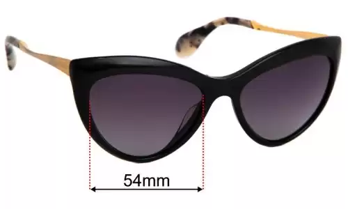 Sunglass Fix Replacement Lenses for Miu Miu SMU08O - 54mm Wide Sunglass Fix Replacement Lenses for Miu Miu SMU08O - 54mm Wide
