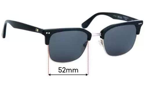 Sunglass Fix Replacement Lenses for Otis 100 CLUB - 52mm Wide Sunglass Fix Replacement Lenses for Otis 100 CLUB - 52mm Wide