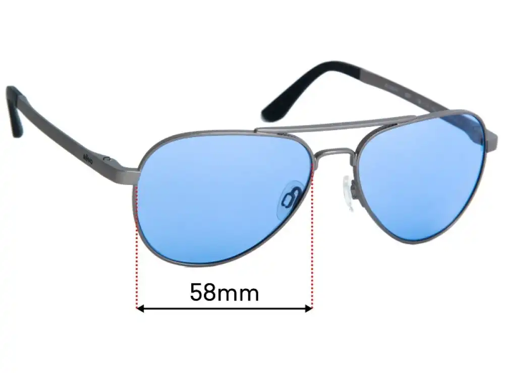 Sunglass Fix Replacement Lenses for Revo Zifi - 58mm Wide Sunglass Fix Replacement Lenses for Revo Zifi - 58mm Wide