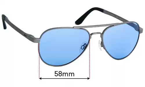 Sunglass Fix Replacement Lenses for Revo Zifi - 58mm Wide Revo Zifi Replacement Lenses 58mm wide